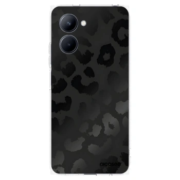 Picasee Realme C33 (2023) Hülle - Transparentes Silikon - Midnight Leopard