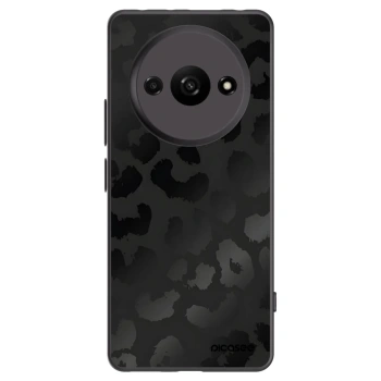 Picasee Xiaomi Redmi A3 Hülle - Schwarzes Silikon - Midnight Leopard