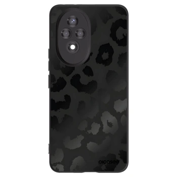 Picasee Honor 200 Pro 5G Hülle - Schwarzes Silikon - Midnight Leopard