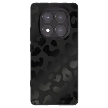 Picasee Xiaomi Redmi Note 14 Pro+ 5G Hülle - Schwarzes Silikon - Midnight Leopard