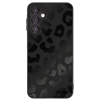 Picasee Samsung Galaxy A16 5G Hülle - Schwarzes Silikon - Midnight Leopard