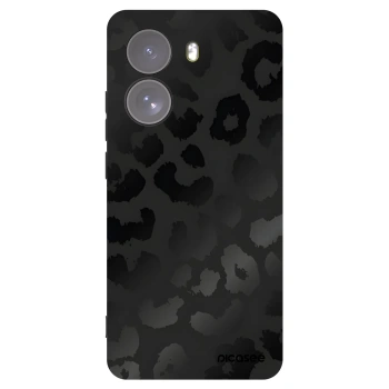 Picasee Xiaomi Poco X7 Hülle - Schwarzes Silikon - Midnight Leopard