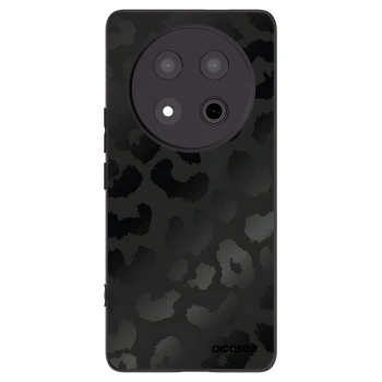 Picasee Honor Magic7 Lite 5G Hülle - Schwarzes Silikon - Midnight Leopard