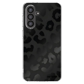 Picasee Samsung Galaxy A36 5G Hülle - Transparentes Silikon - Midnight Leopard