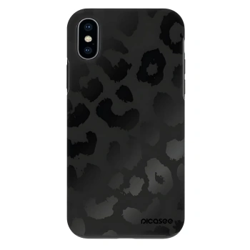 Hülle für Apple iPhone X/XS - Midnight Leopard