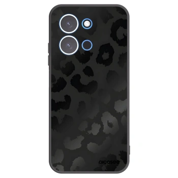 Picasee Xiaomi Redmi 15C 4G Hülle - Schwarzes Silikon - Midnight Leopard