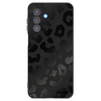 Picasee Samsung Galaxy A17 5G Hülle - Schwarzes Silikon - Midnight Leopard