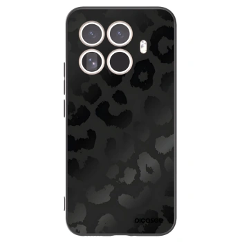 Picasee Xiaomi 15T Pro Hülle - Schwarzes Silikon - Midnight Leopard