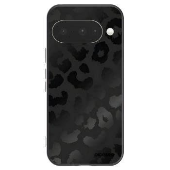 Picasee Google Pixel 10 Hülle - Schwarzes Silikon - Midnight Leopard