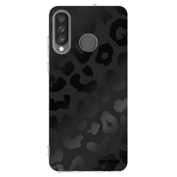 Picasee Huawei P30 Lite Hülle - Transparentes Silikon - Midnight Leopard