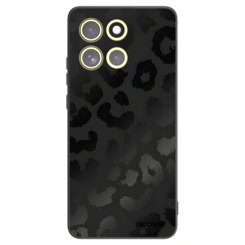 Picasee Motorola Moto G86 Power 5G Hülle - Schwarzes Silikon - Midnight Leopard