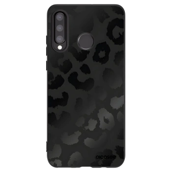 Picasee Huawei P30 Lite Hülle - Schwarzes Silikon - Midnight Leopard