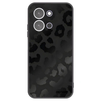 Picasee Xiaomi Redmi 15C 5G Hülle - Schwarzes Silikon - Midnight Leopard