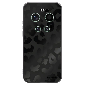 Picasee Xiaomi 17 Ultra Hülle - Schwarzes Silikon - Midnight Leopard