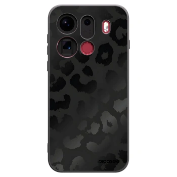 Picasee OPPO Find X9 Pro Hülle - Schwarzes Silikon - Midnight Leopard