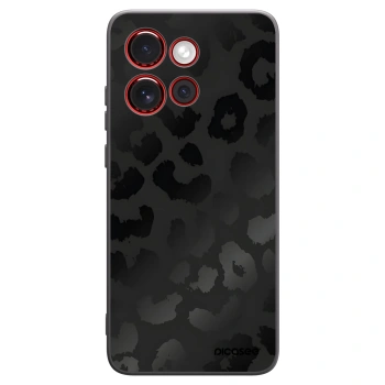 Picasee Motorola Edge 60 Neo 5G Hülle - Schwarzes Silikon - Midnight Leopard
