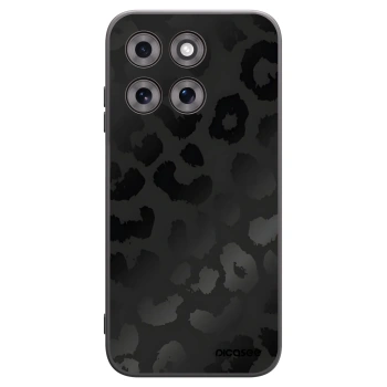 Picasee Motorola Moto G77 Hülle - Schwarzes Silikon - Midnight Leopard