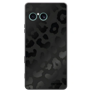 Picasee Sony Xperia 10 VII Hülle - Schwarzes Silikon - Midnight Leopard