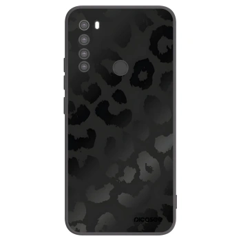 Picasee Xiaomi Redmi Note 8 Hülle - Schwarzes Silikon - Midnight Leopard