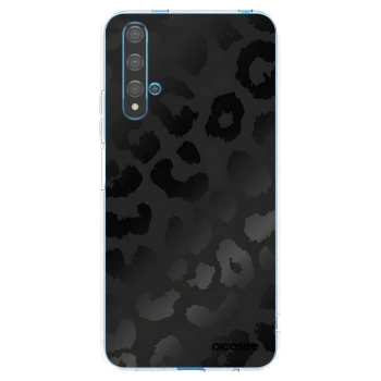 Picasee Huawei Nova 5T Hülle - Transparentes Silikon - Midnight Leopard