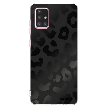 Picasee Samsung Galaxy A71 A715F Hülle - Transparentes Silikon - Midnight Leopard