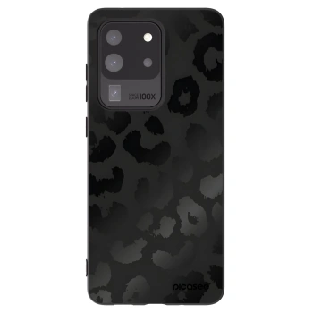 Picasee Samsung Galaxy S20 Ultra 5G G988F Hülle - Schwarzes Silikon - Midnight Leopard