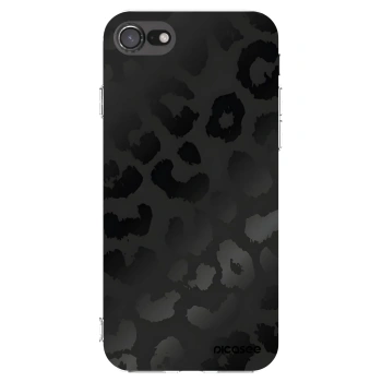 Picasee Apple iPhone SE 2020 Hülle - Transparentes Silikon - Midnight Leopard