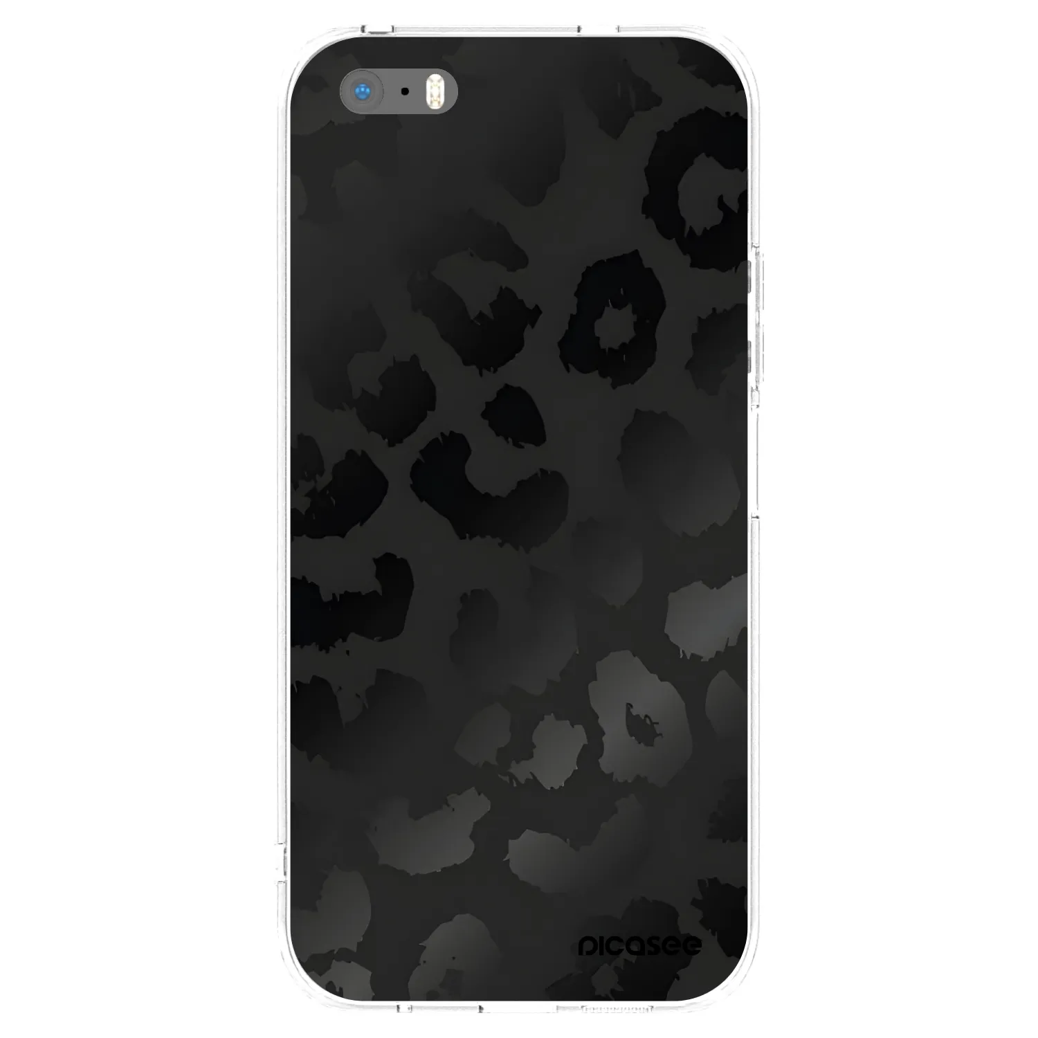 Picasee Apple iPhone 6 Plus/6S Plus Hülle - Transparentes Silikon - Midnight Leopard