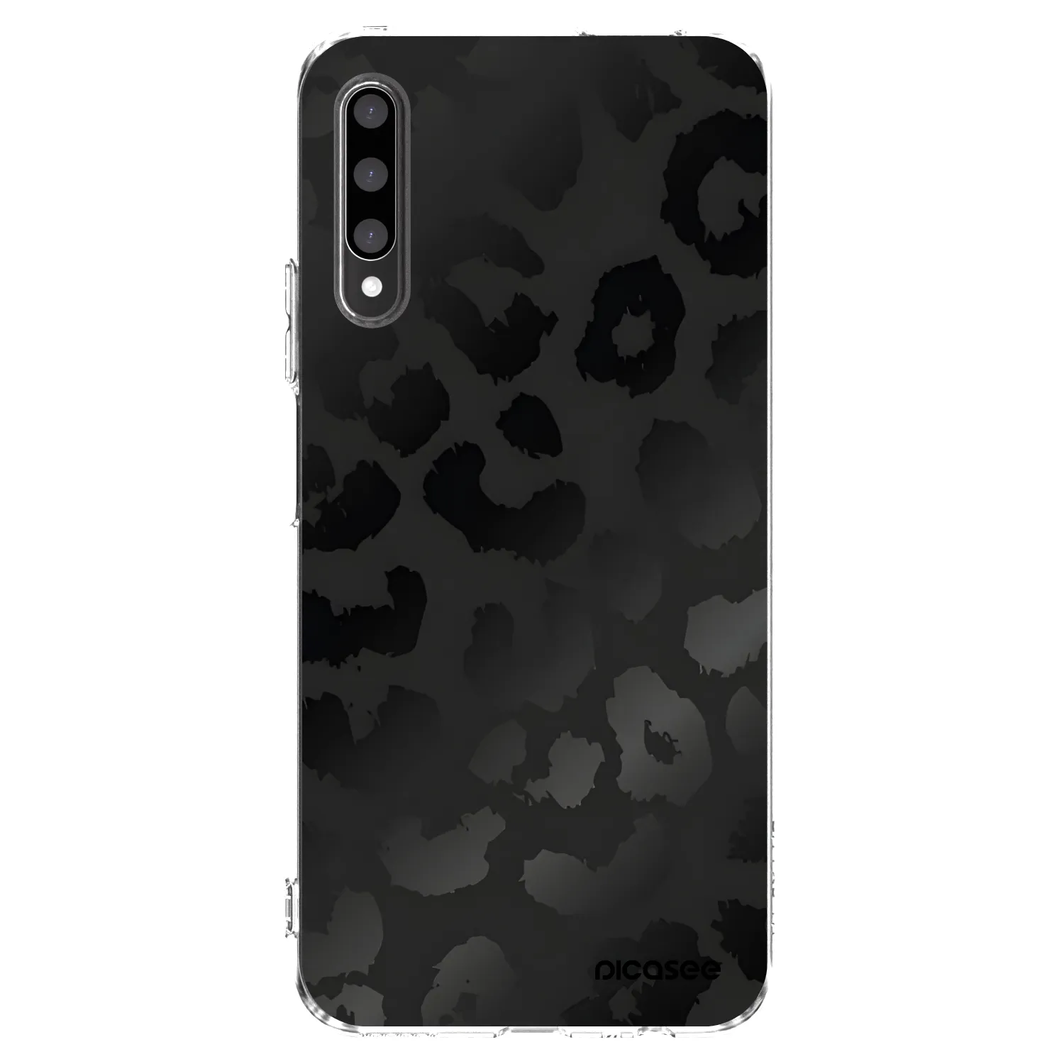 Picasee Honor 9X Pro Hülle - Transparentes Silikon - Midnight Leopard