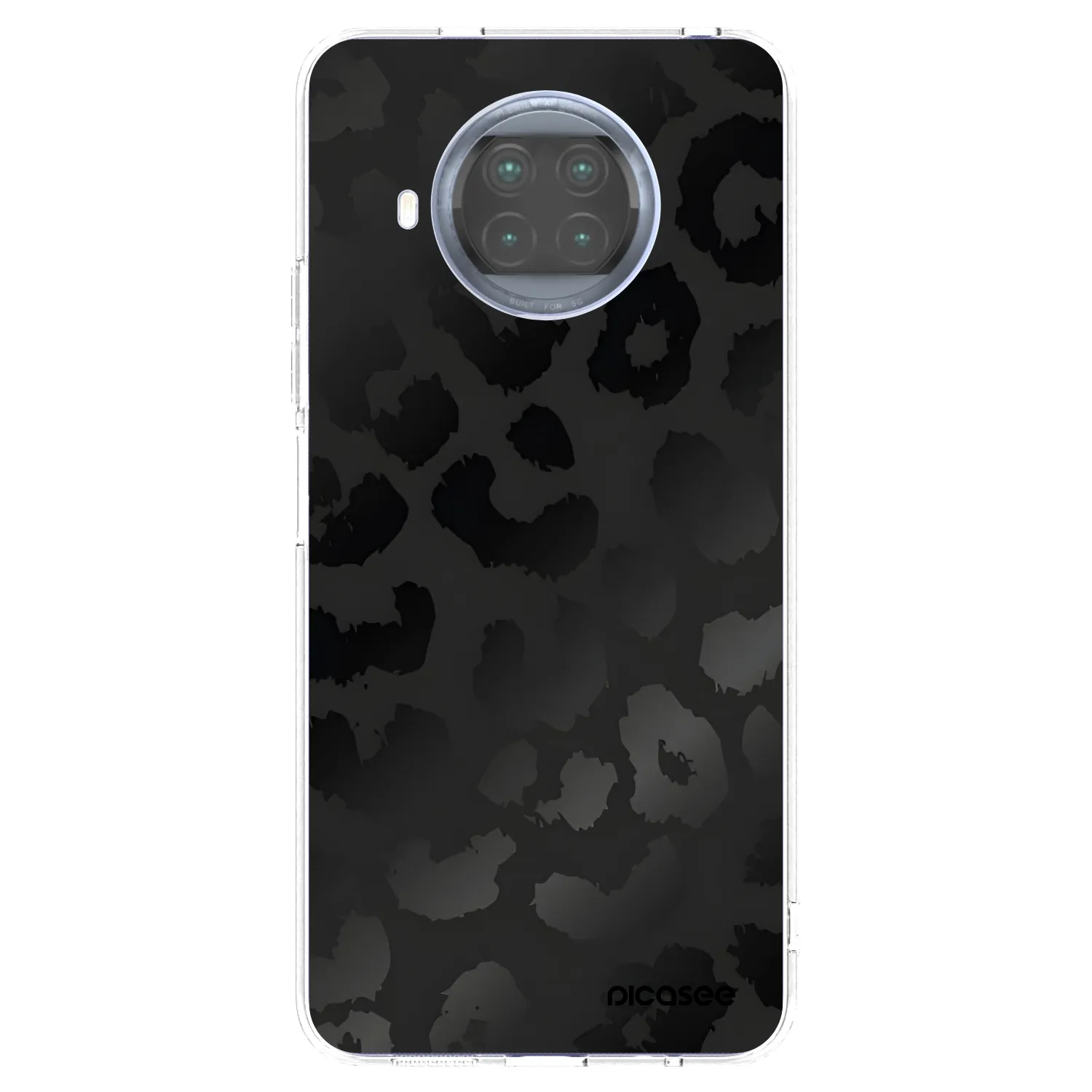 Picasee Xiaomi Mi 10T Lite Hülle - Transparentes Silikon - Midnight Leopard