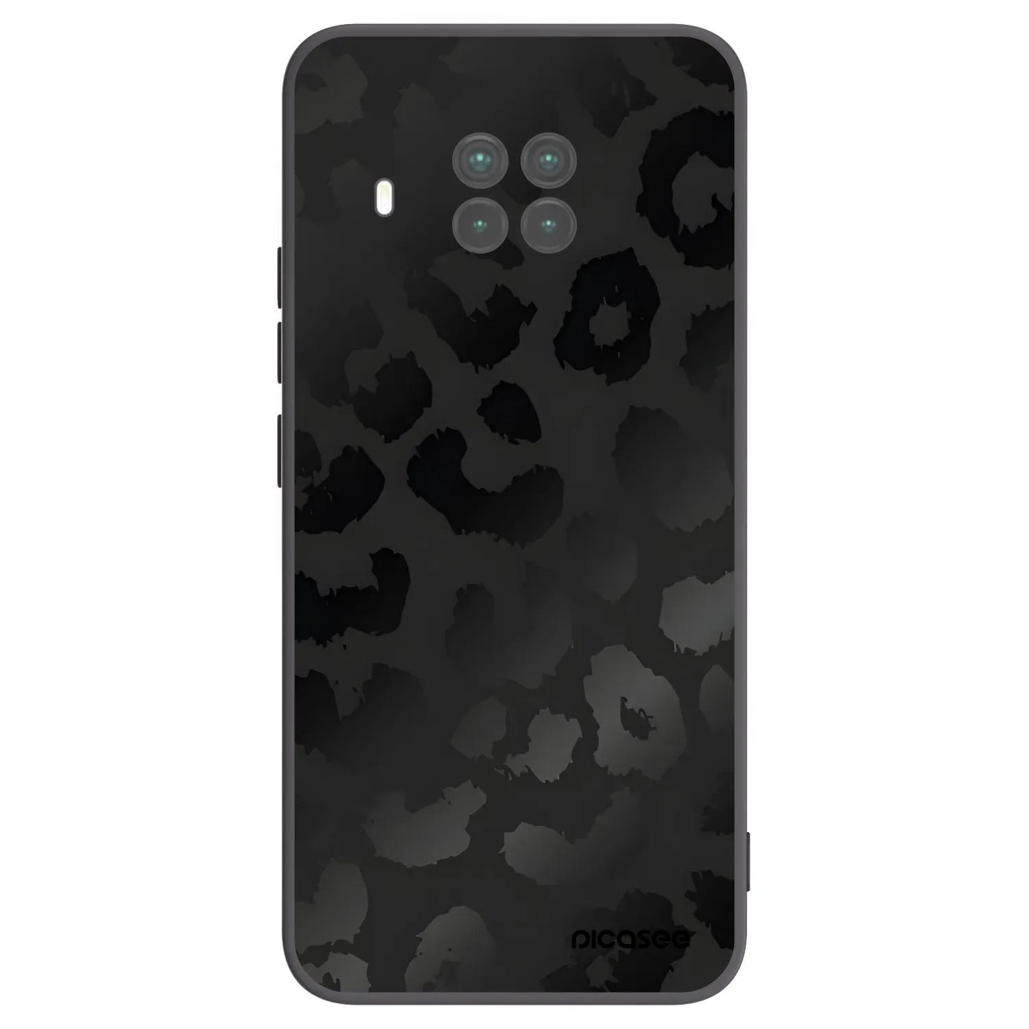 Picasee Xiaomi Mi 10T Lite Hülle - Schwarzes Silikon - Midnight Leopard