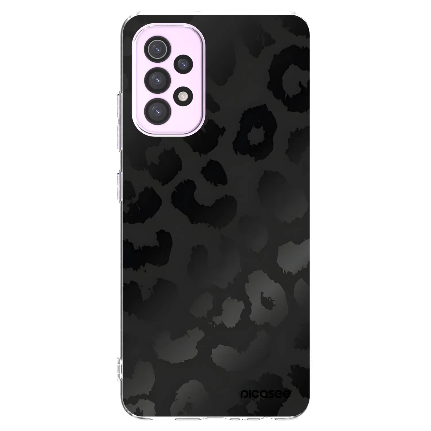 Picasee Samsung Galaxy A32 5G A326B Hülle - Transparentes Silikon - Midnight Leopard
