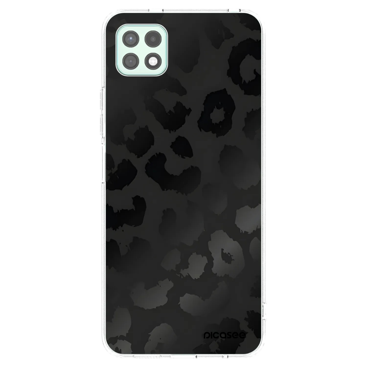 Picasee Samsung Galaxy A22 A226B 5G Hülle - Transparentes Silikon - Midnight Leopard
