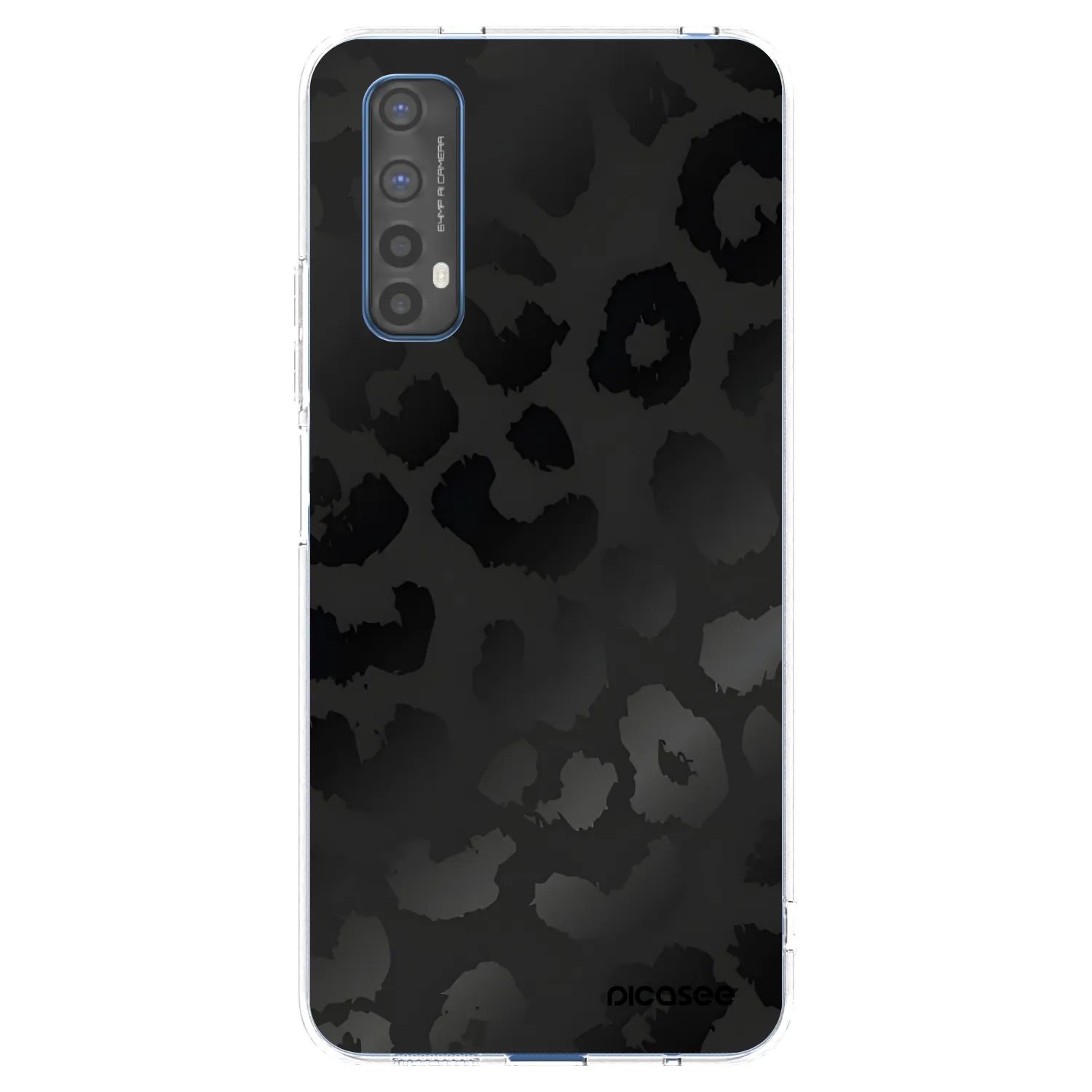 Picasee Realme 7 Hülle - Transparentes Silikon - Midnight Leopard