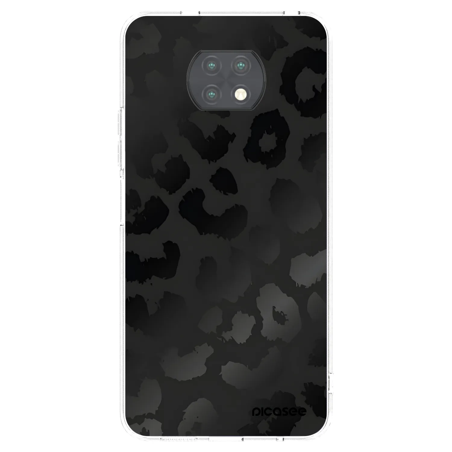 Picasee Xiaomi Redmi Note 9T Hülle - Transparentes Silikon - Midnight Leopard