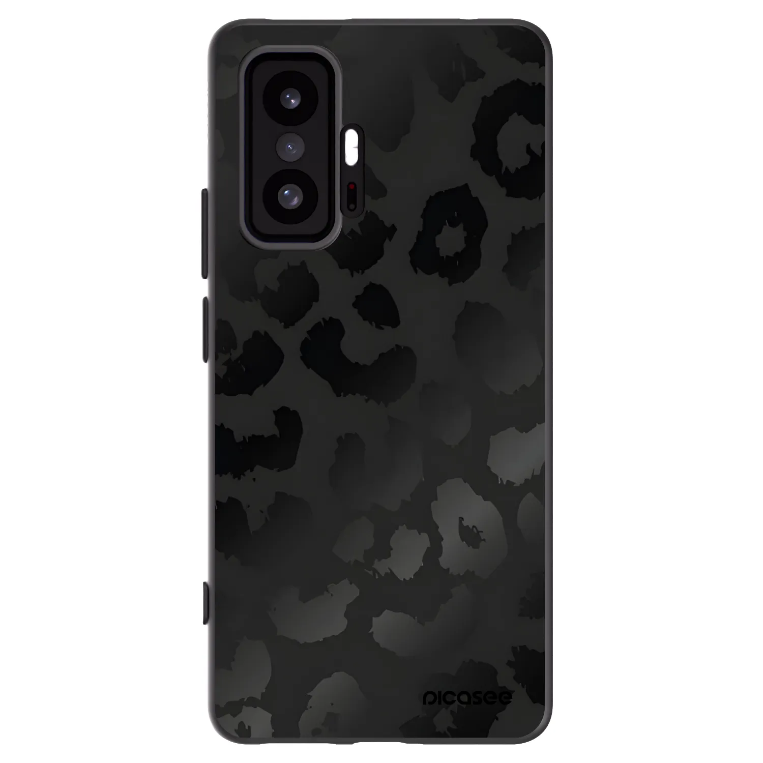 Picasee Xiaomi 11T Hülle - Schwarzes Silikon - Midnight Leopard