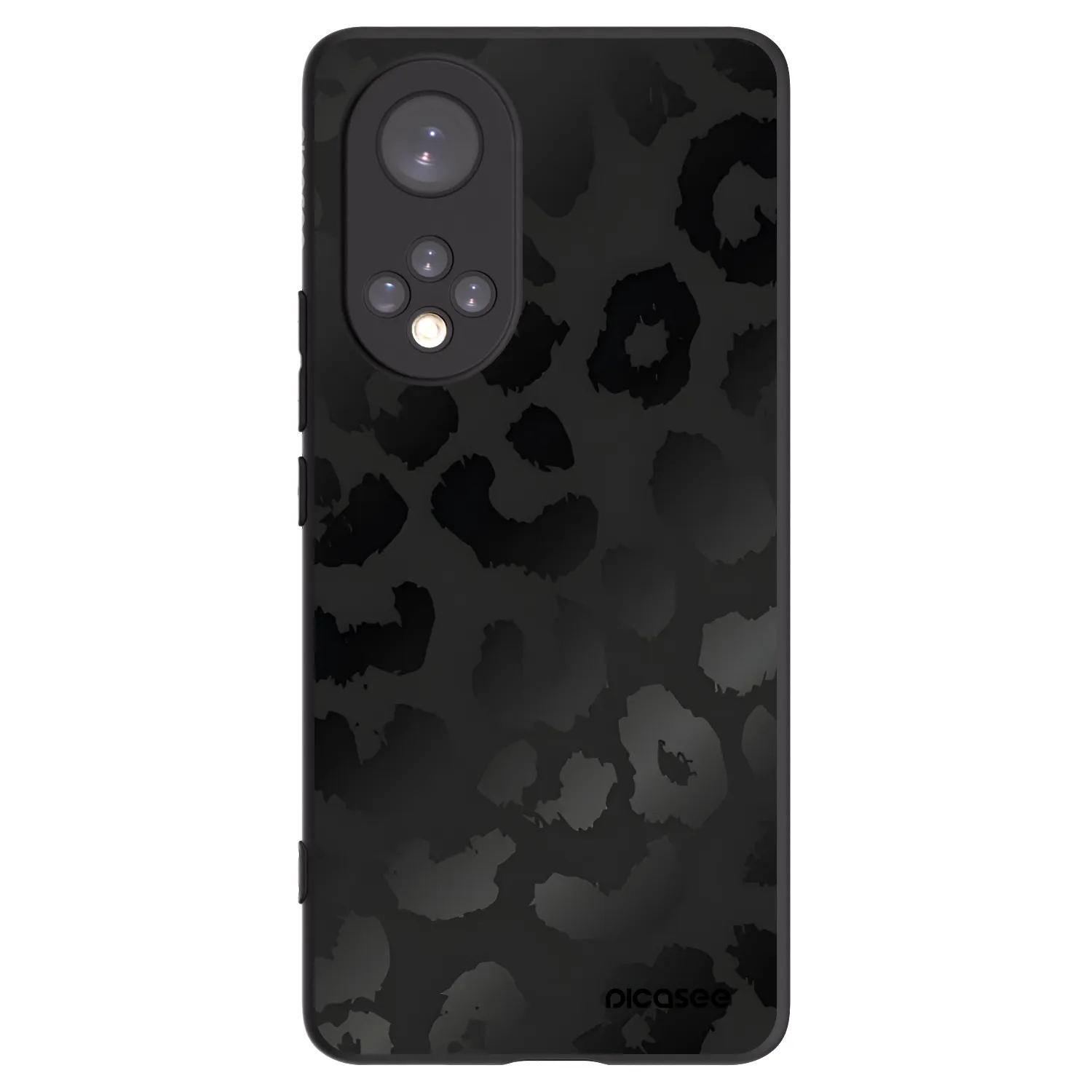 Picasee Huawei Nova 9 Hülle - Schwarzes Silikon - Midnight Leopard