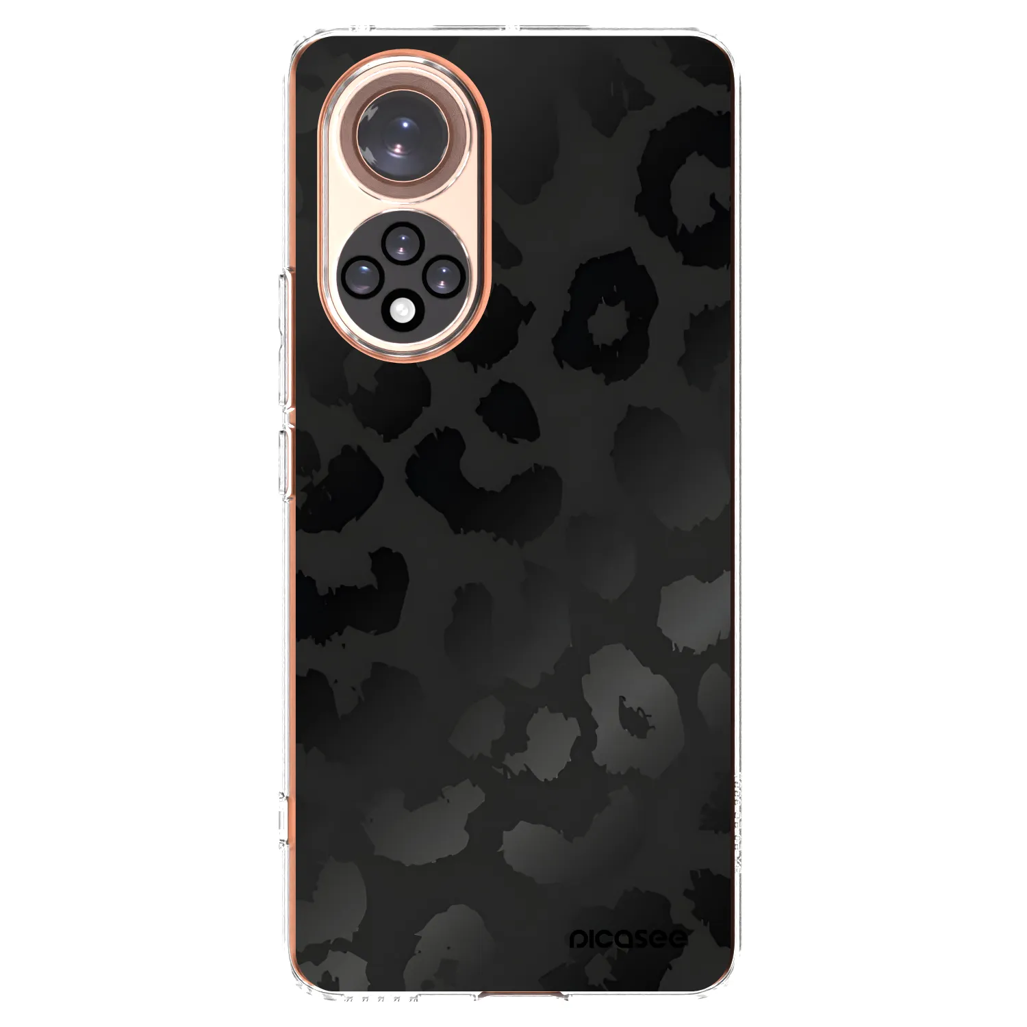 Picasee Huawei Nova 9 Hülle - Transparentes Silikon - Midnight Leopard