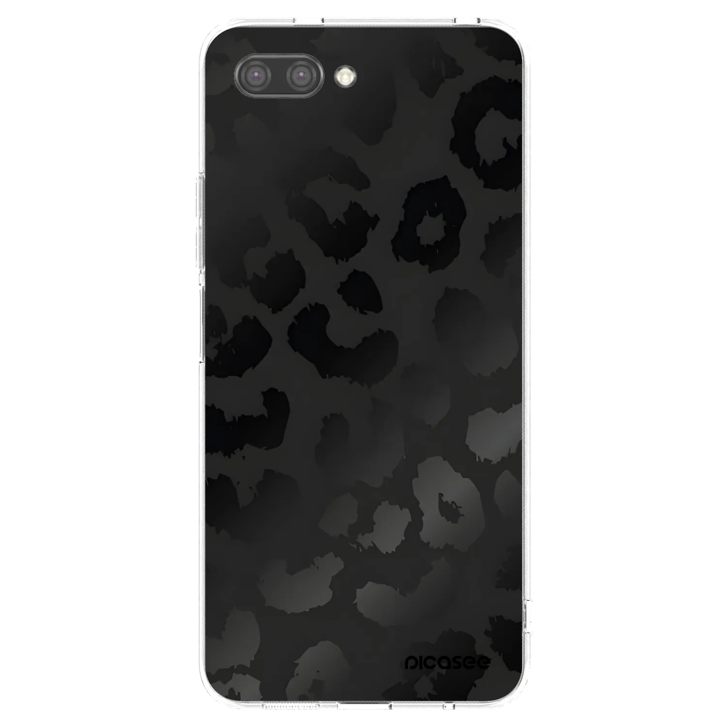 Picasee Honor 10 Hülle - Transparentes Silikon - Midnight Leopard