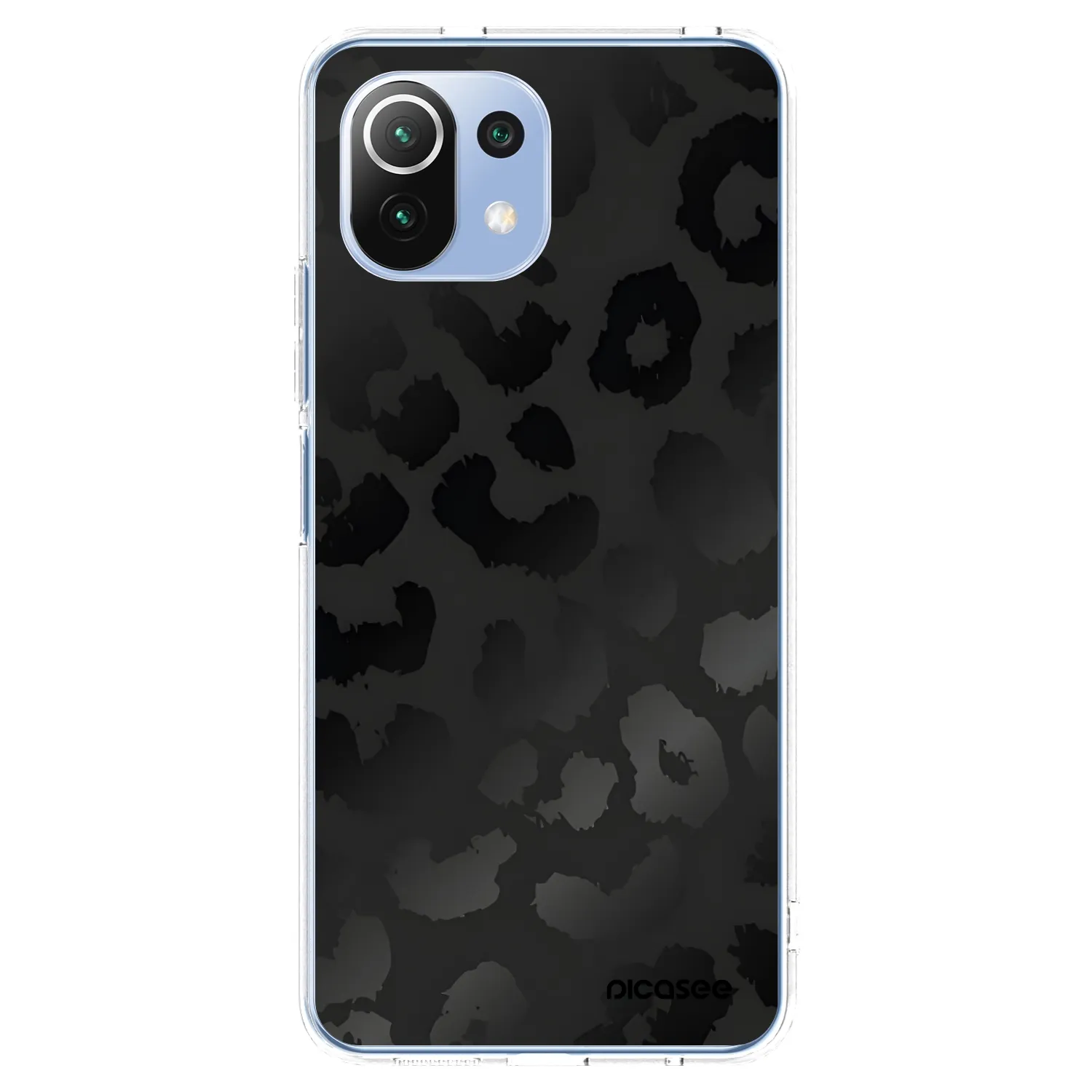 Picasee Xiaomi 11 Lite 5G NE Hülle - Transparentes Silikon - Midnight Leopard