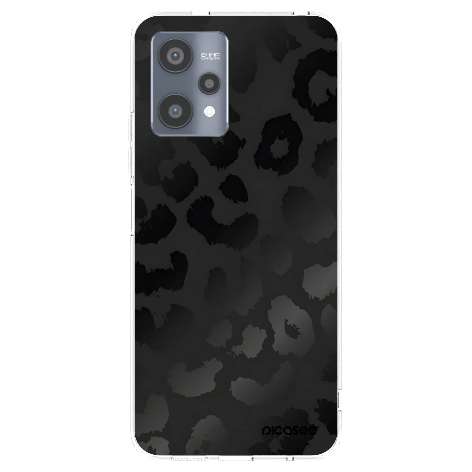 Picasee Realme 9 Pro 5G Hülle - Transparentes Silikon - Midnight Leopard