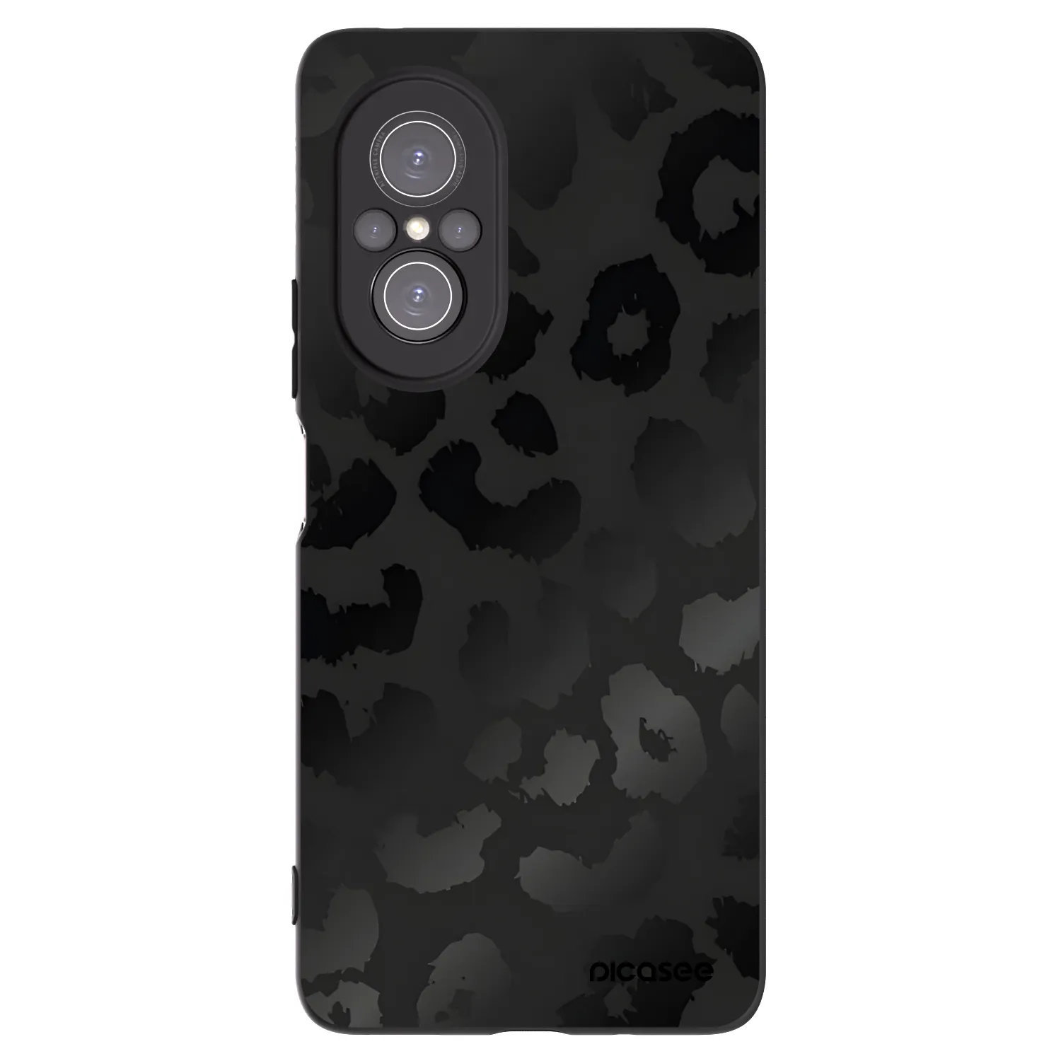 Picasee Huawei Nova 9 SE Hülle - Schwarzes Silikon - Midnight Leopard