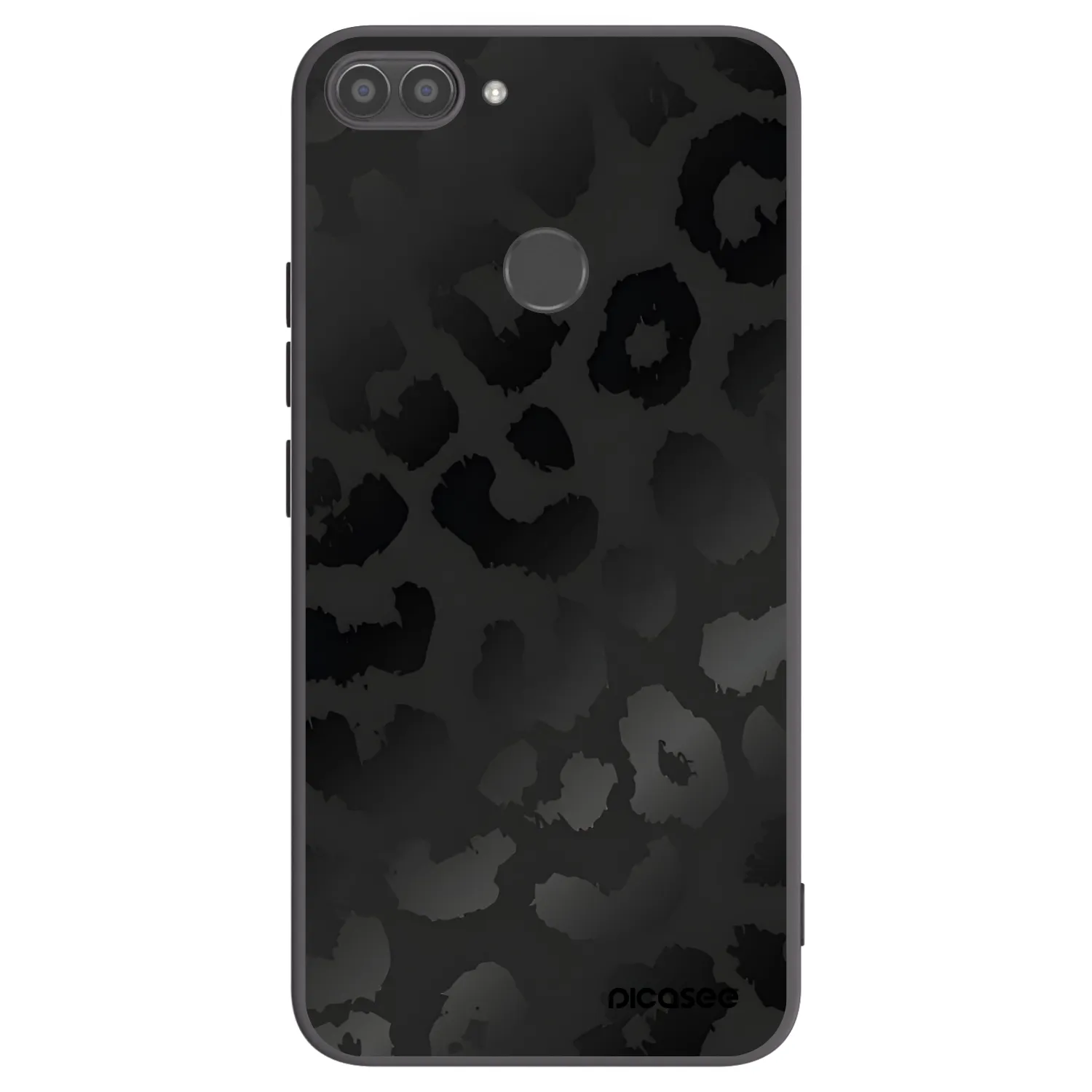 Picasee Huawei P Smart Hülle - Schwarzes Silikon - Midnight Leopard