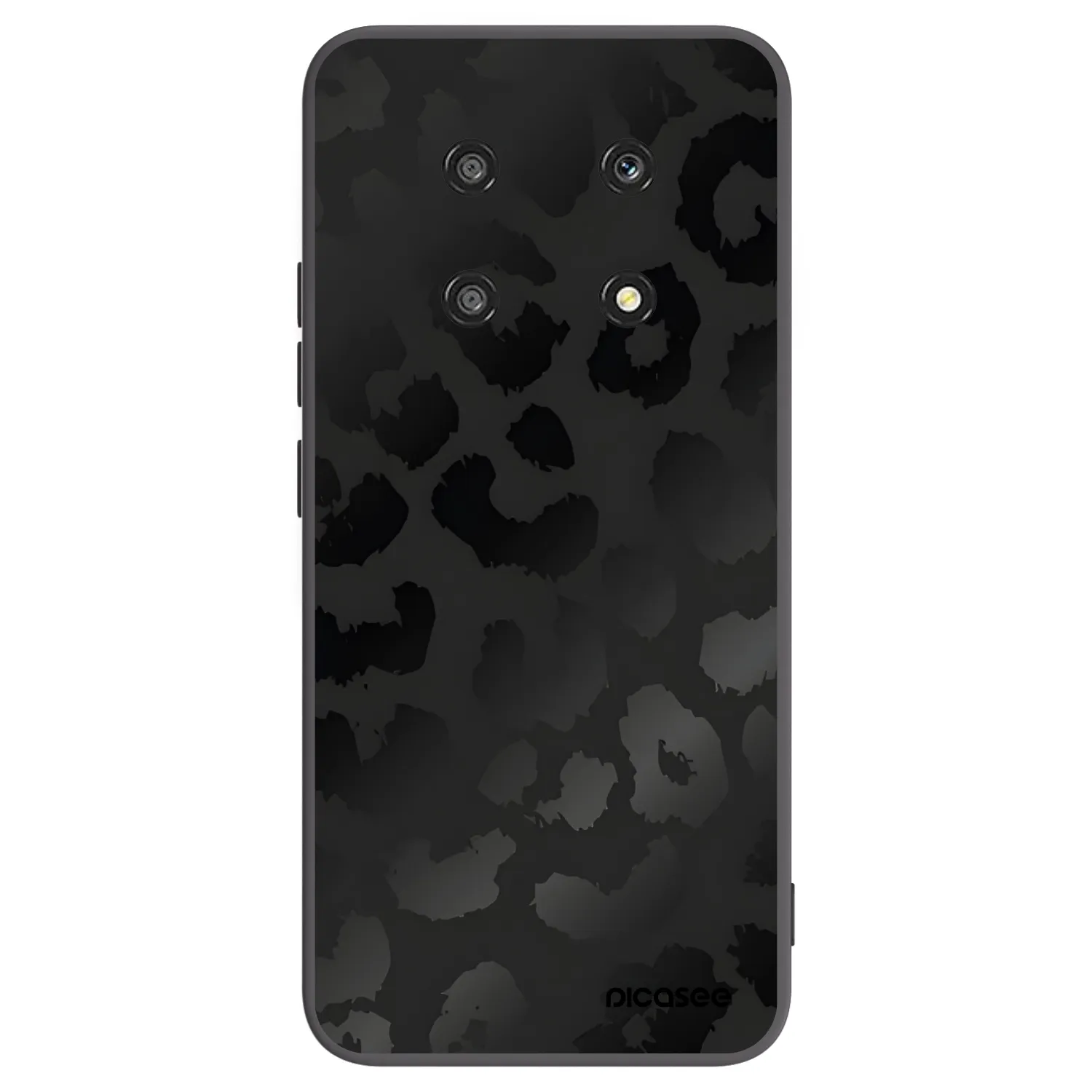 Picasee Honor Magic4 Lite 5G Hülle - Schwarzes Silikon - Midnight Leopard