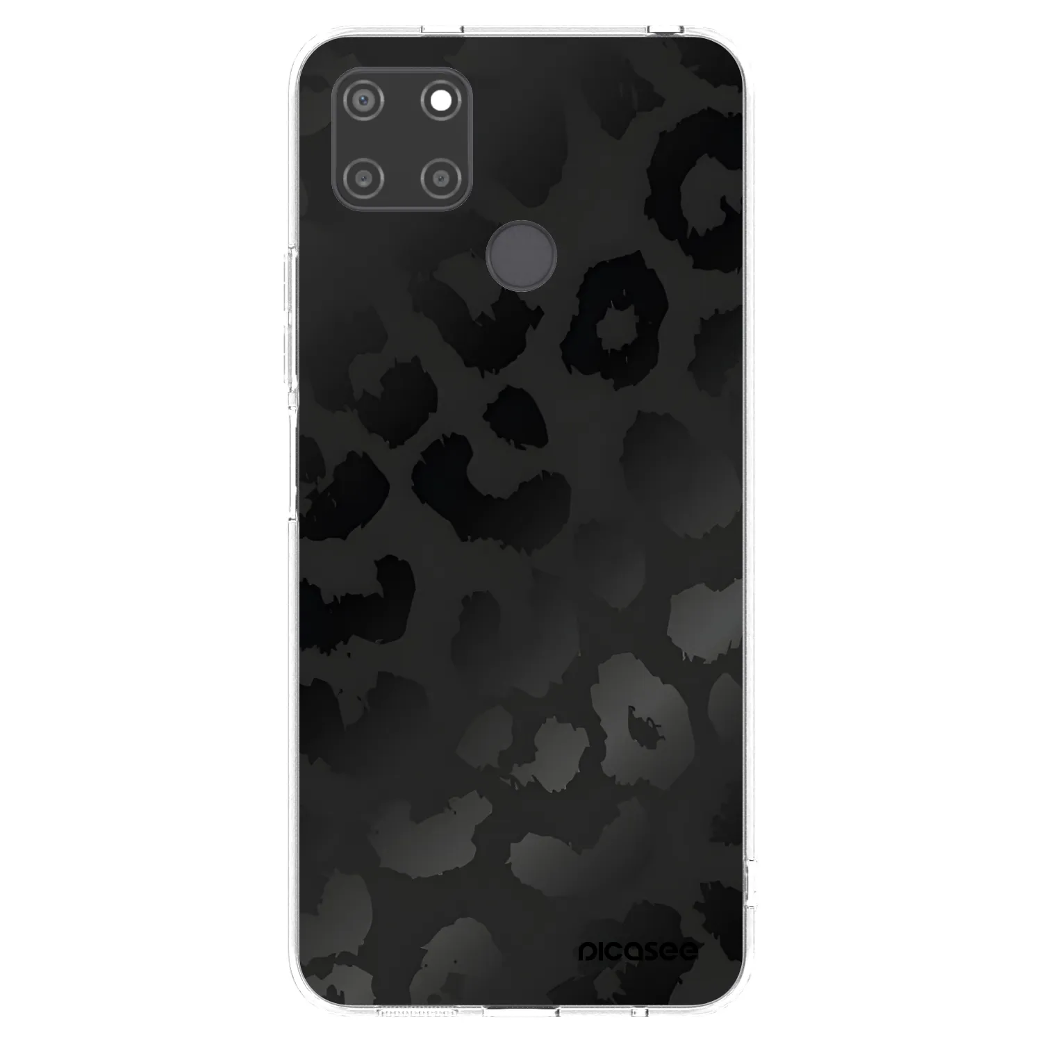 Picasee Realme C21Y Hülle - Transparentes Silikon - Midnight Leopard