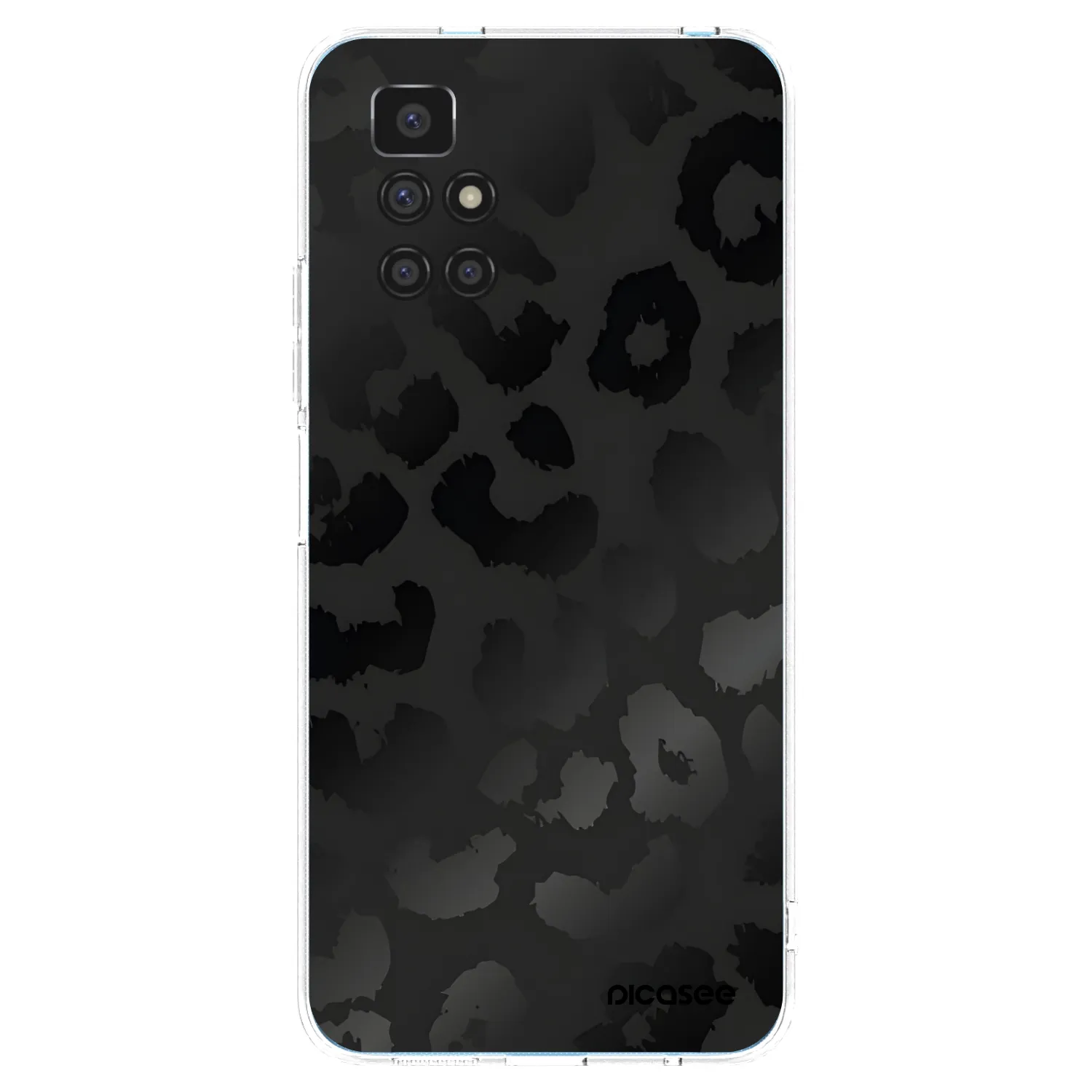 Picasee Xiaomi Redmi 10 (2022) Hülle - Transparentes Silikon - Midnight Leopard