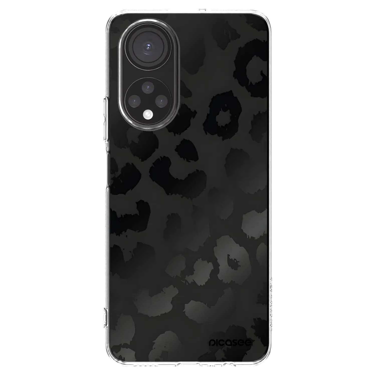Picasee Honor X7 Hülle - Transparentes Silikon - Midnight Leopard
