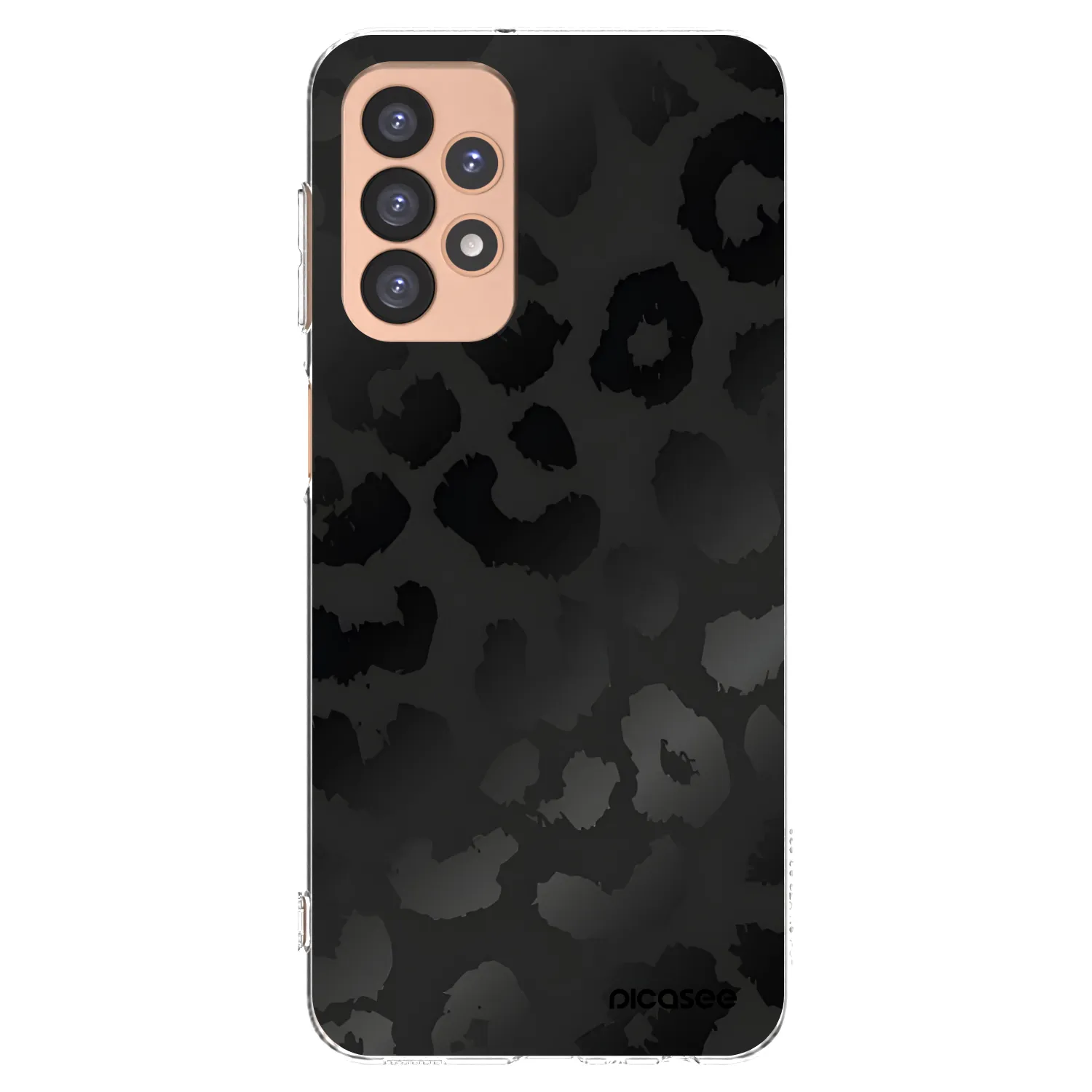 Picasee Samsung Galaxy A23 A236B 5G Hülle - Transparentes Silikon - Midnight Leopard