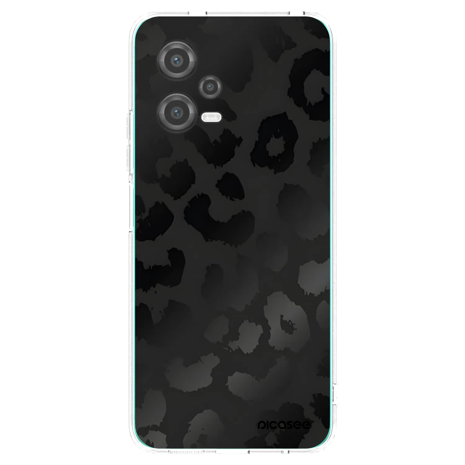 Picasee Xiaomi Poco X5 Hülle - Transparentes Silikon - Midnight Leopard