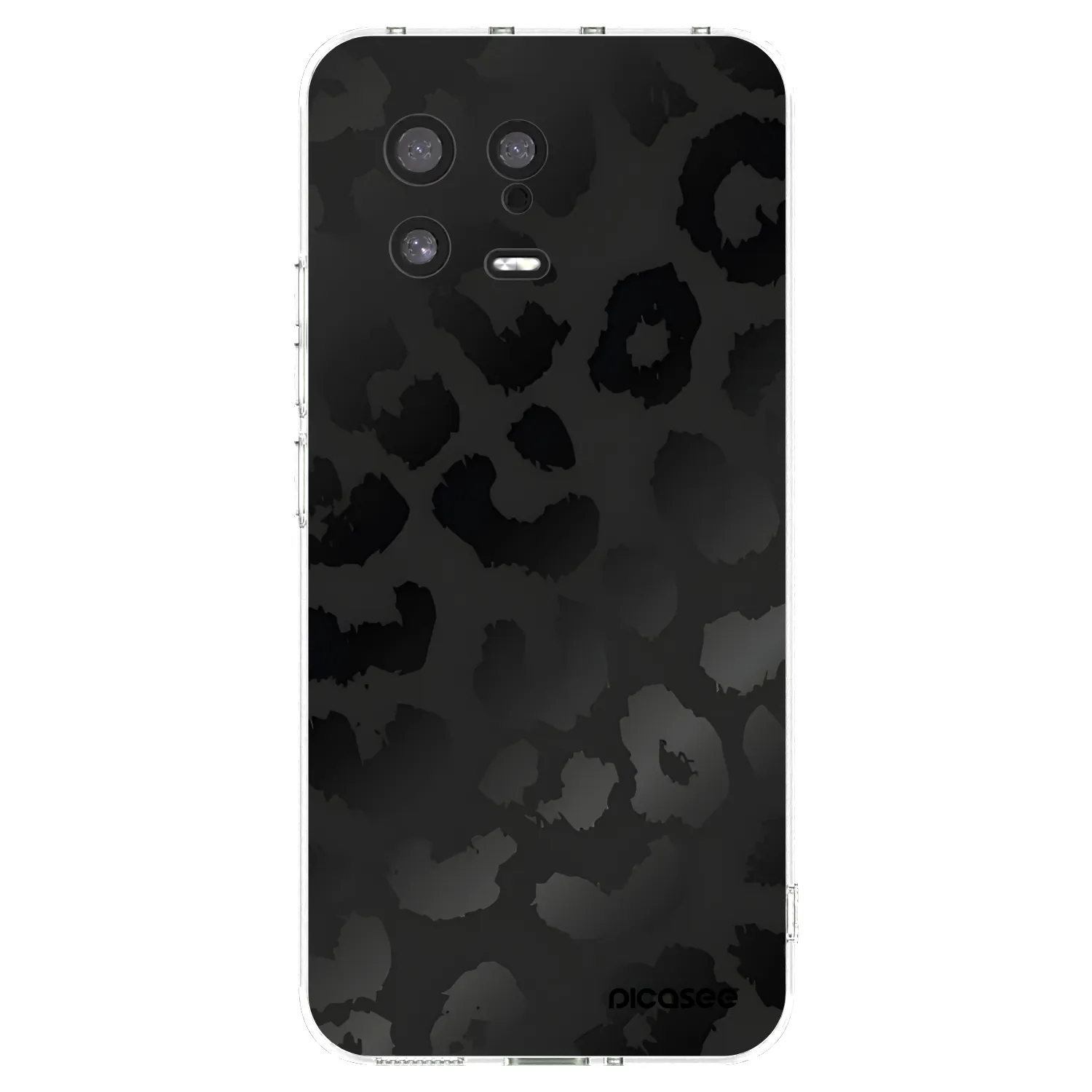 Picasee Xiaomi 13 Hülle - Transparentes Silikon - Midnight Leopard